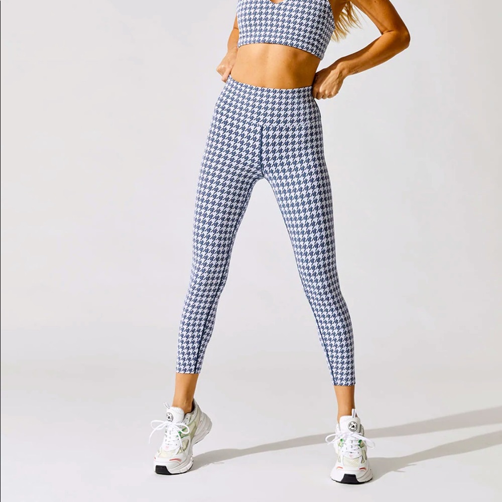 Houndstooth Jacquard 7/8 Legging
